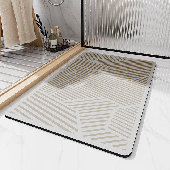 Stylische rutschfeste Badematte