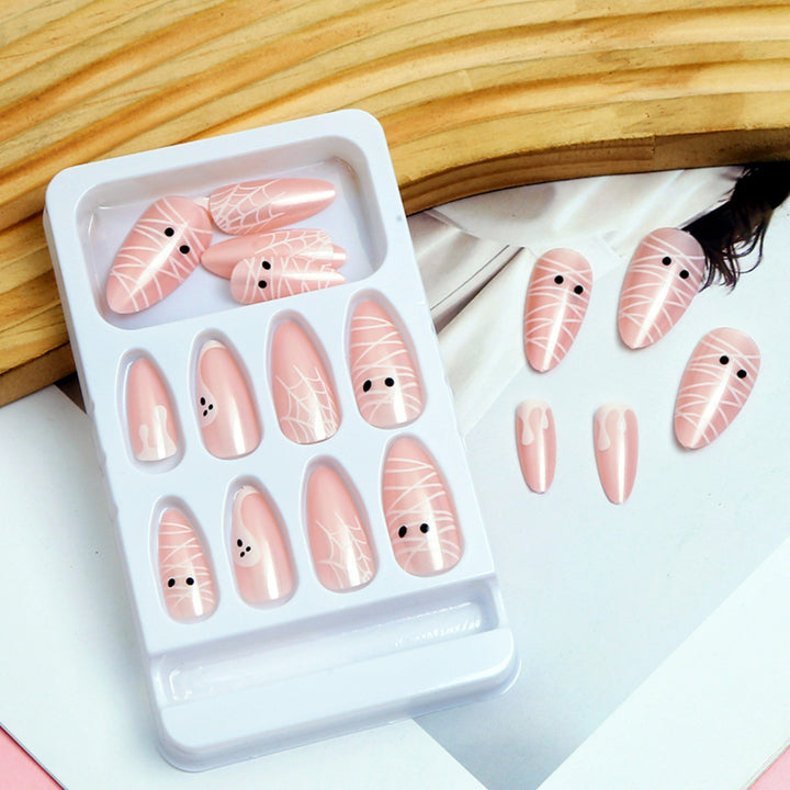 Saisonale thematisierte Press-On Nagelset Karnz