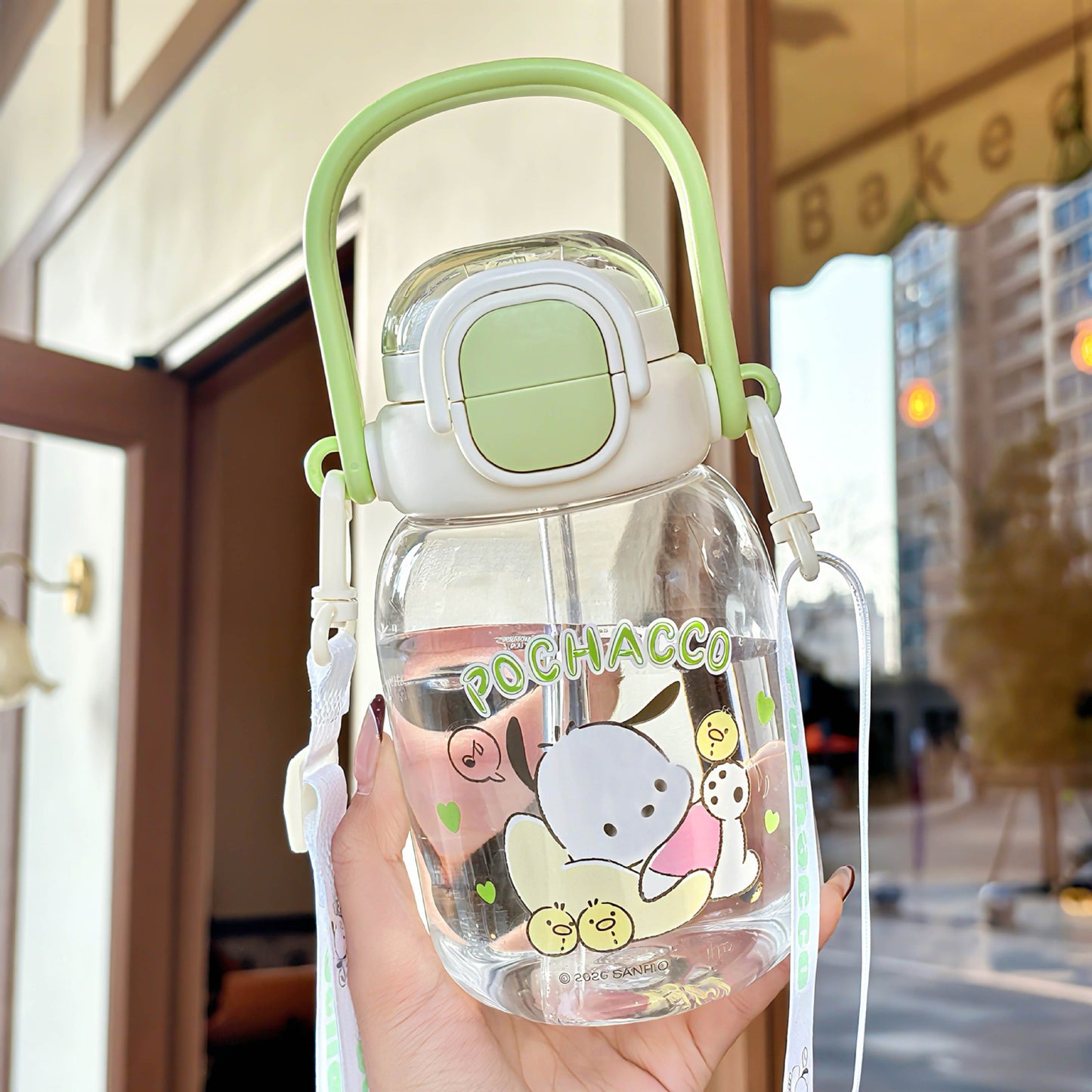 Damen Praktische Trinkflasche mit ergonomischem Griff Karnz