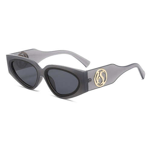 Damen Cat-Eye Sonnenbrille mit luxuriösem Rahmen und glamourösen Details Karnz