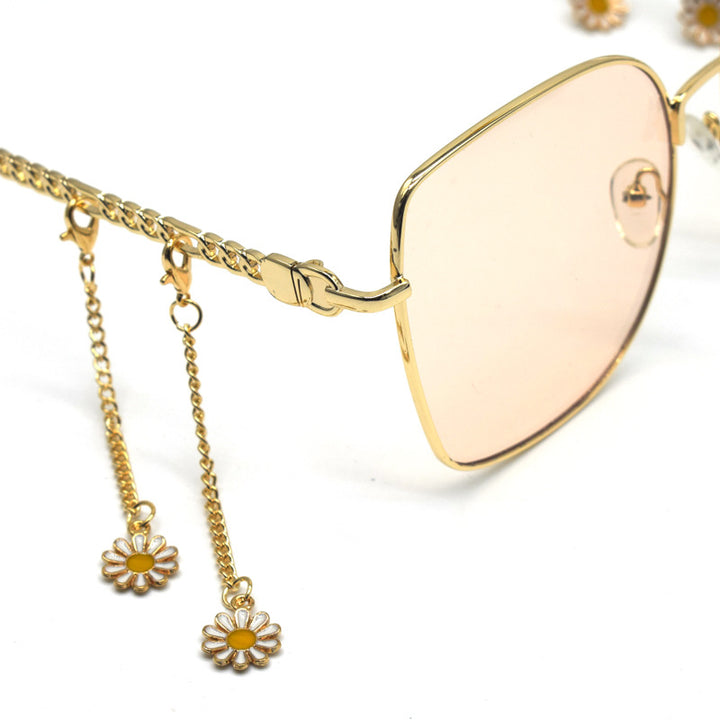 Florale Kettenbrille Halter Karnz