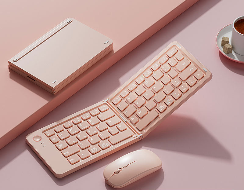 Faltbare Bluetooth-Tastatur und Maus Combo Karnz