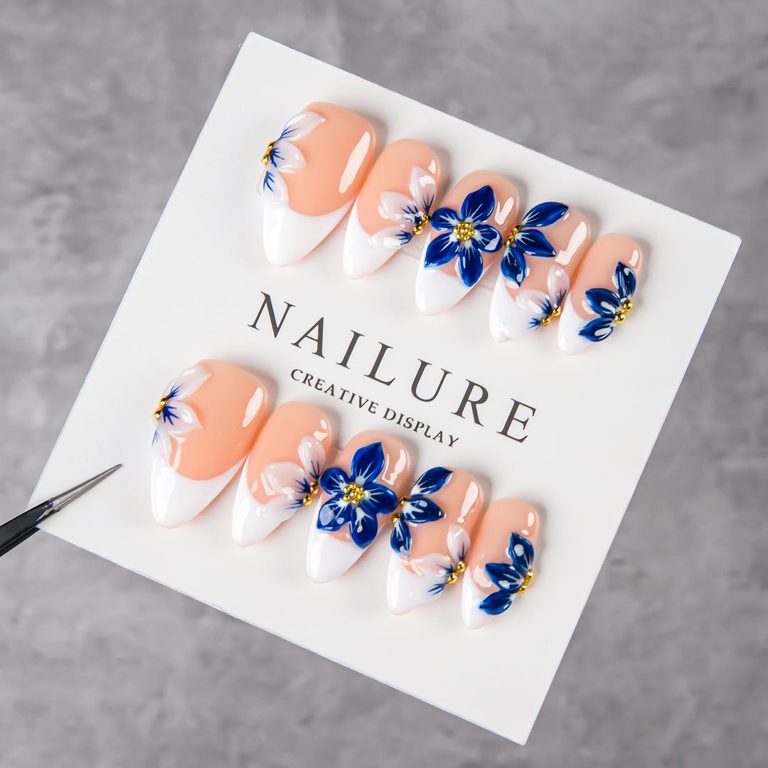 Blumendesign Press-On Nägel