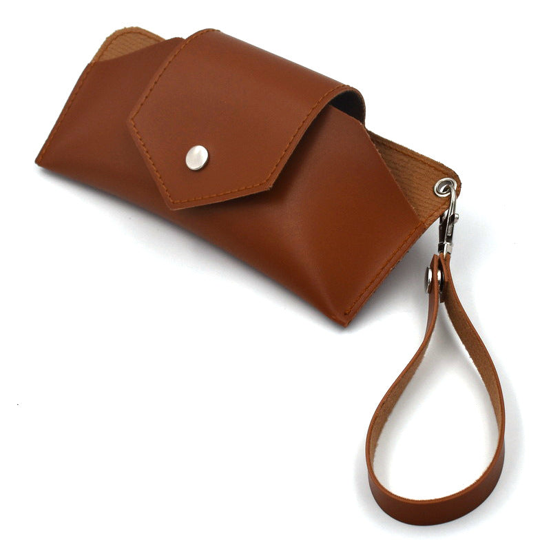Stylische Leder-Brillenetui Karnz