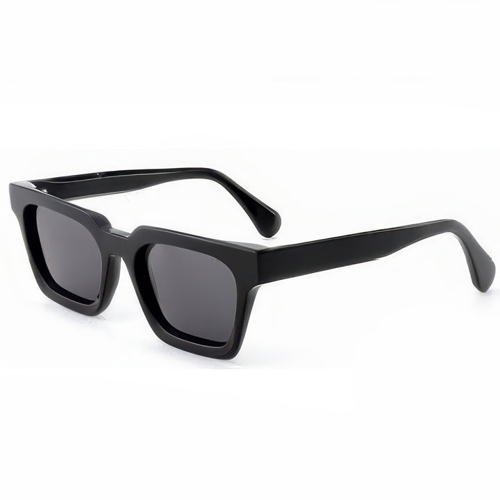 Damen stylische Sonnenbrille im modernen Design mit robustem, transparenten Rahmen Karnz