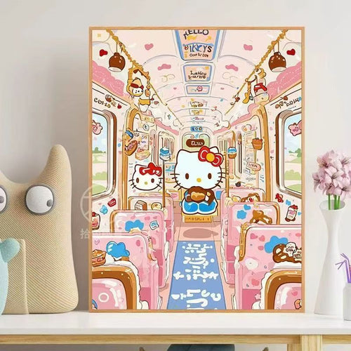 Hello Kitty-Themen Verspielte Wandkunst Karnz