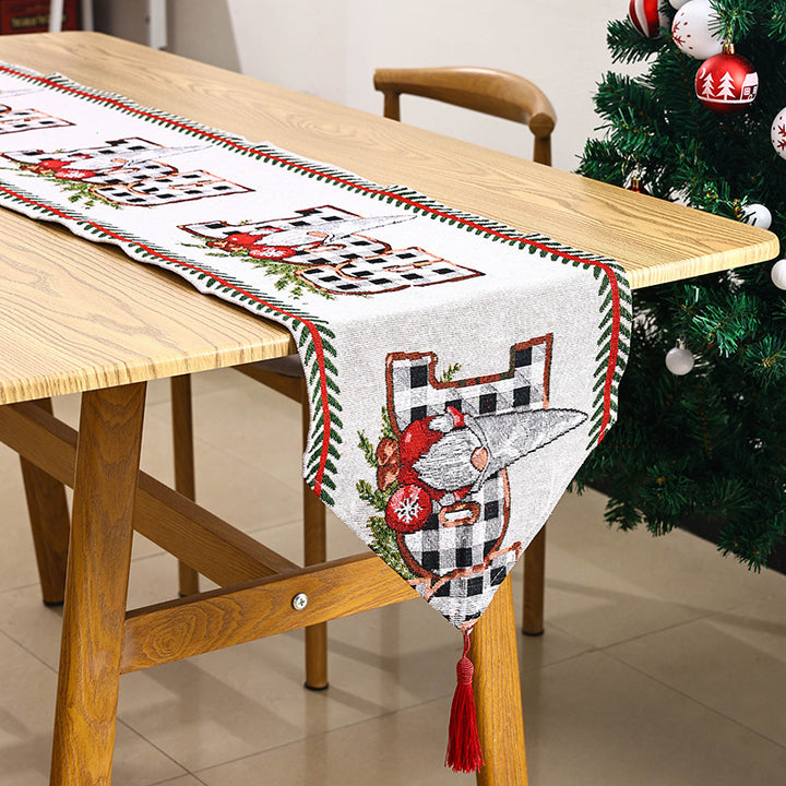 Festliche Tischdecke mit Weihnachtsmotiv Karnz