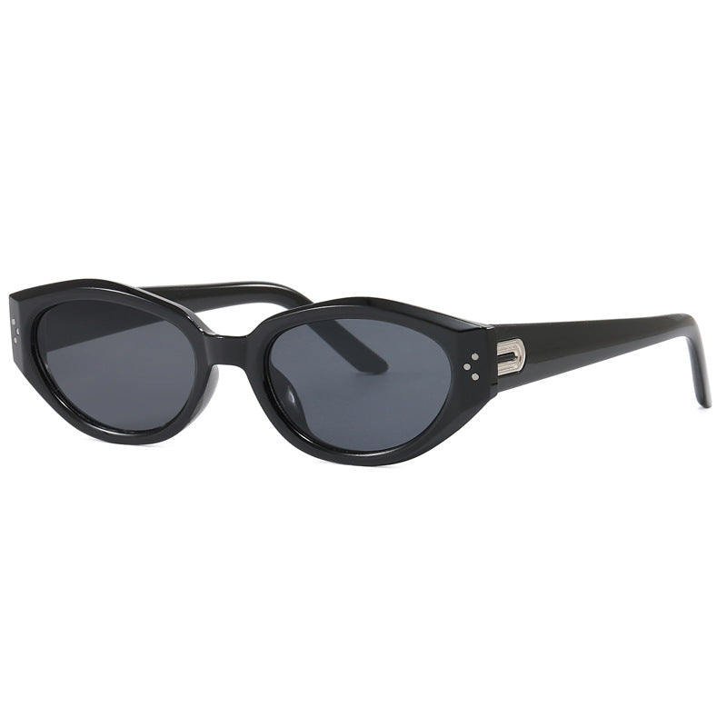 Damen modische Sonnenbrille mit animalischem Muster und stylishem Rahmen Karnz