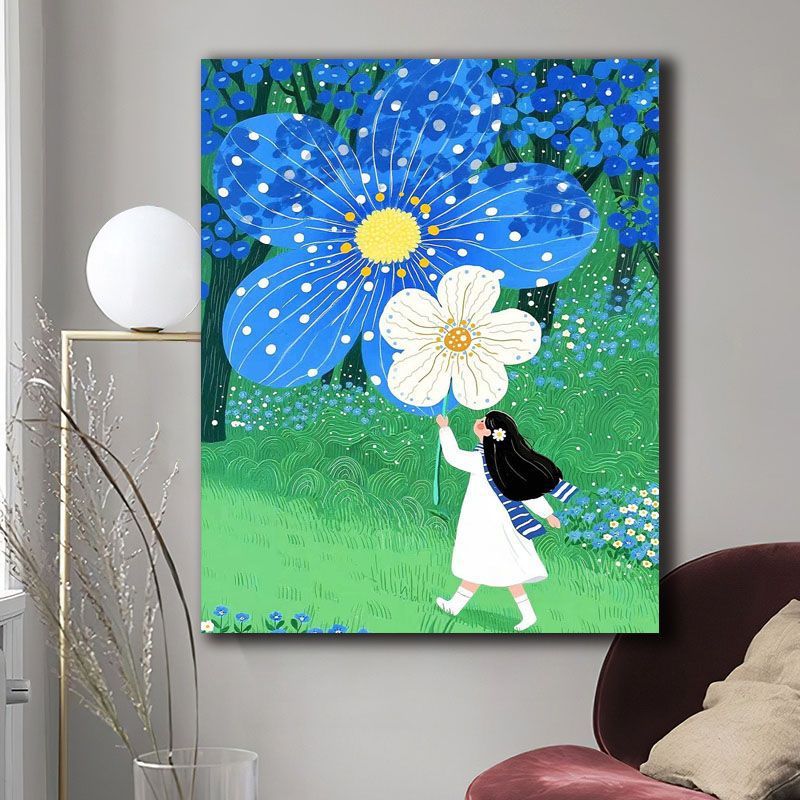 Floral Fantasy Wandkunst Karnz