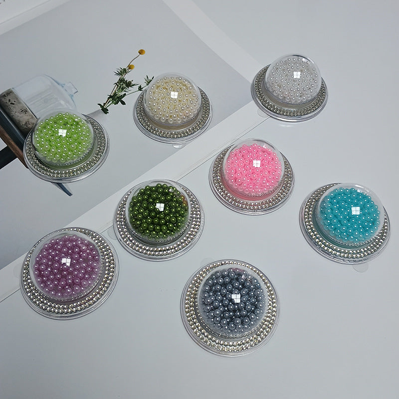 Dekorativer Beaded Kosmetikspiegel Karnz