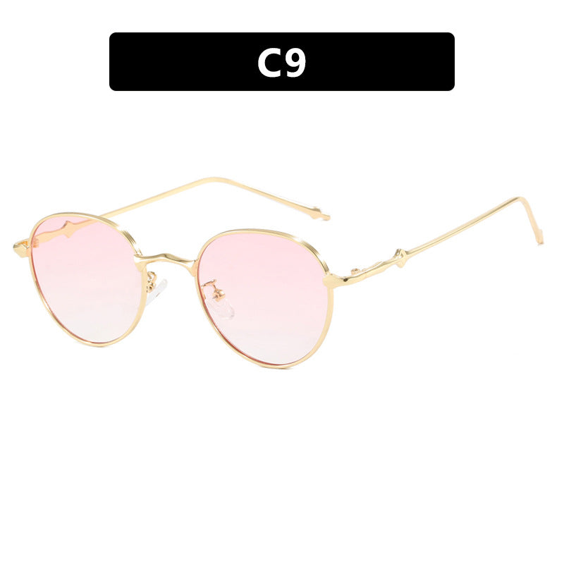 Damen elegante Sonnenbrille im modischen Ovale-Design Karnz
