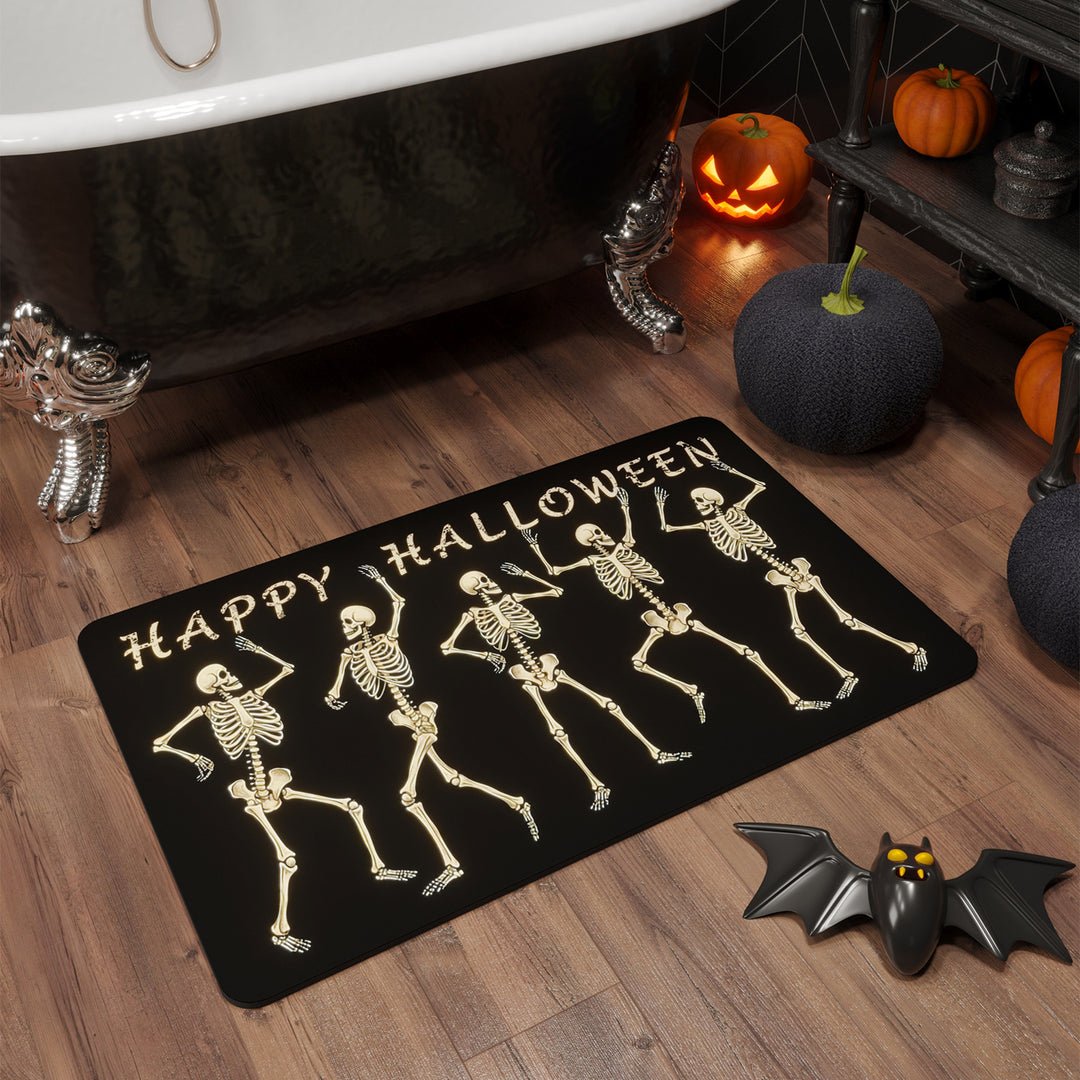 Halloween-Themen Rutschfester Badteppich