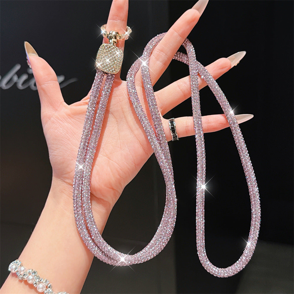 Rhinestone-besetzte Brillenband Karnz