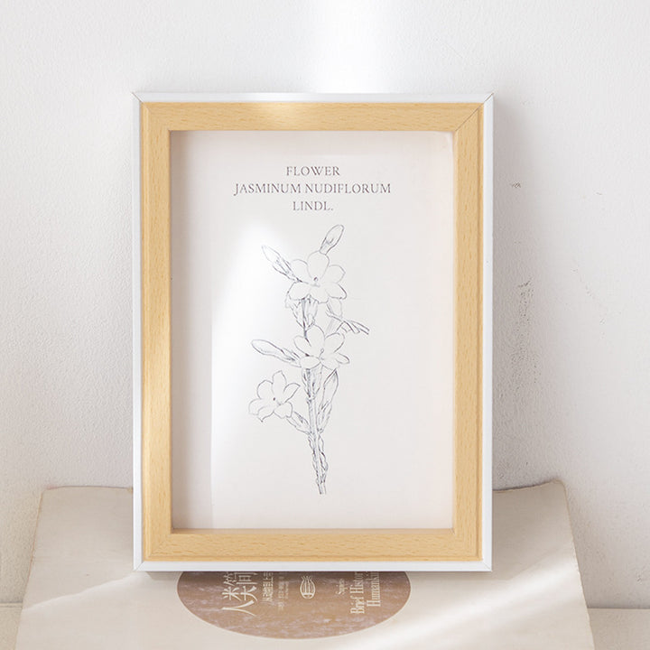 Künstlerischer botanischer Druckrahmen für die Wandmontage