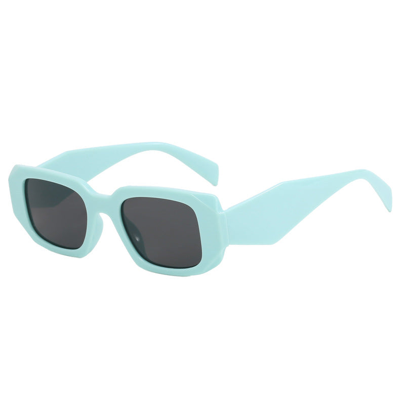 Damen modische oversized Sonnenbrille im angesagten Rechteck-Design Karnz