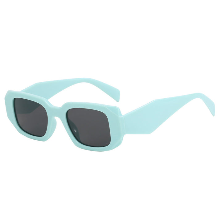 Damen modische oversized Sonnenbrille im angesagten Rechteck-Design Karnz