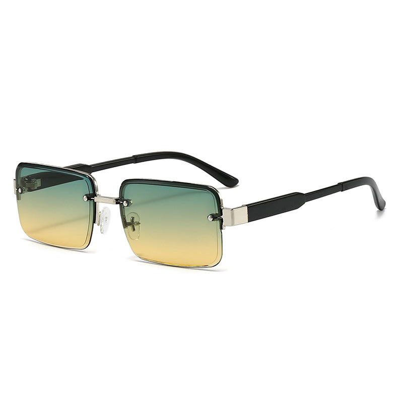 Damen Designer-Sonnenbrille im modernen Rechteck-Design Karnz