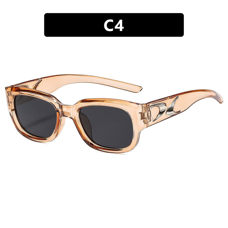 Damen Sonnenbrille im modischen Retro-Design mit stilvollen Akzenten Karnz