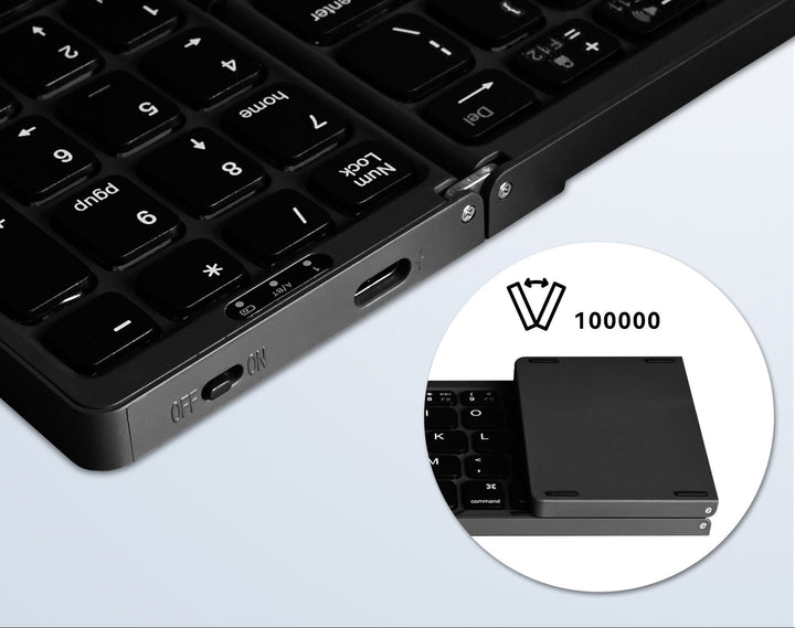 Tragbare Bluetooth-Tastatur mit integriertem Touchpad Karnz