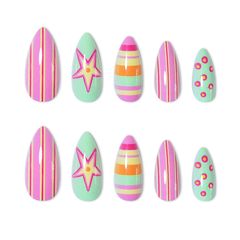 Themen Vibrant Press-On Nagelkunst Karnz