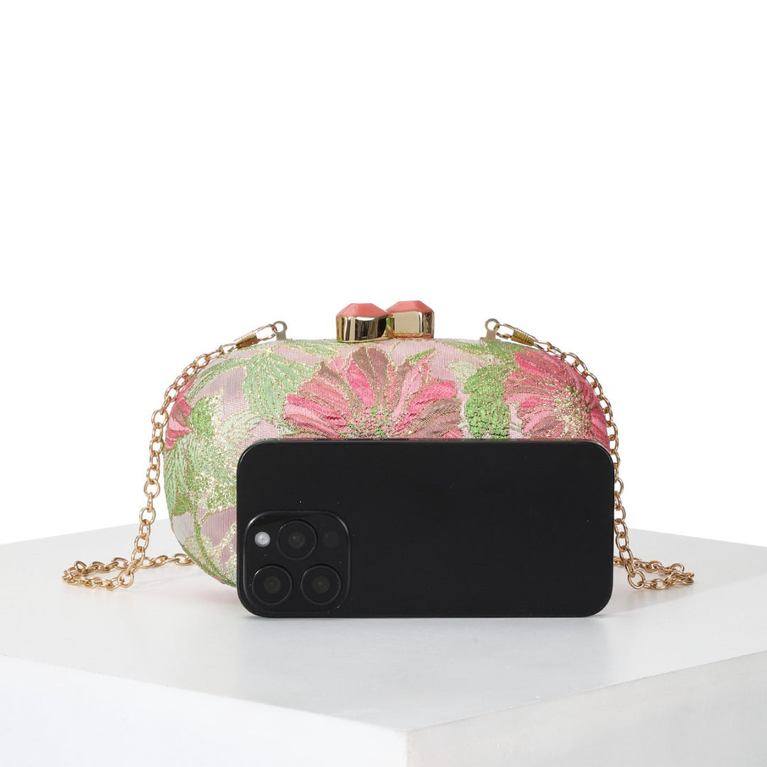 Florale Abend-Clutch