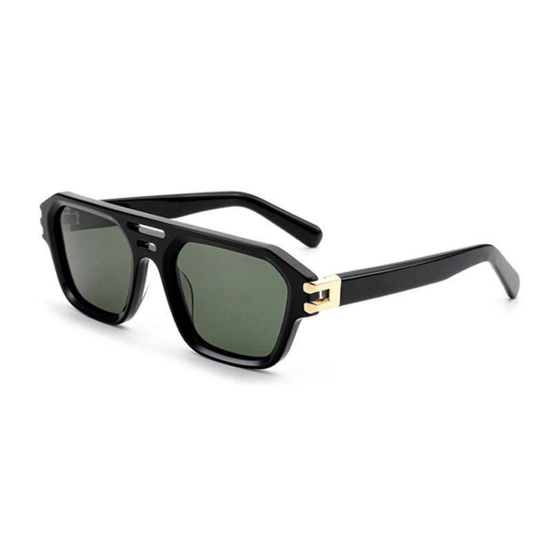Damen modische Sonnenbrille im luxuriösen Design mit robustem Kunststoffrahmen Karnz