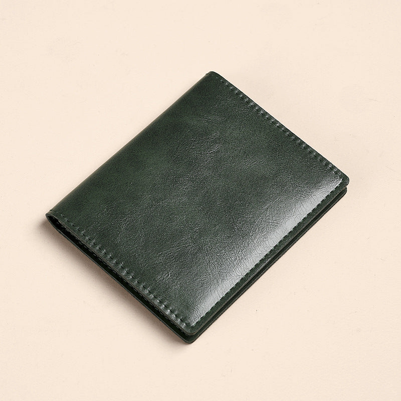 Premium Leder Bi-Fold Geldbörse
