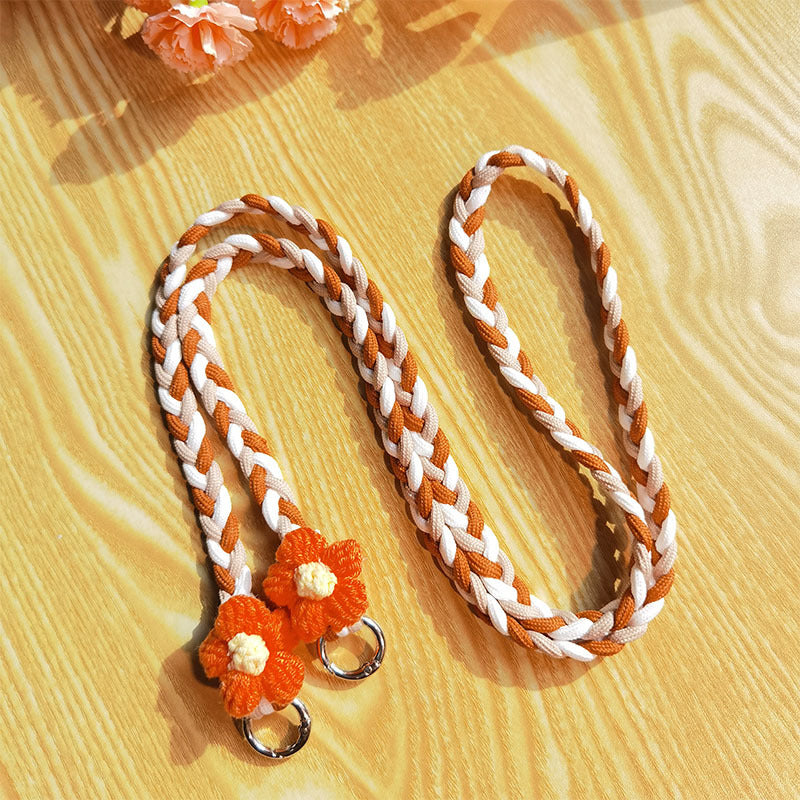 Gewebtes florales Muster Utility Lanyard Karnz