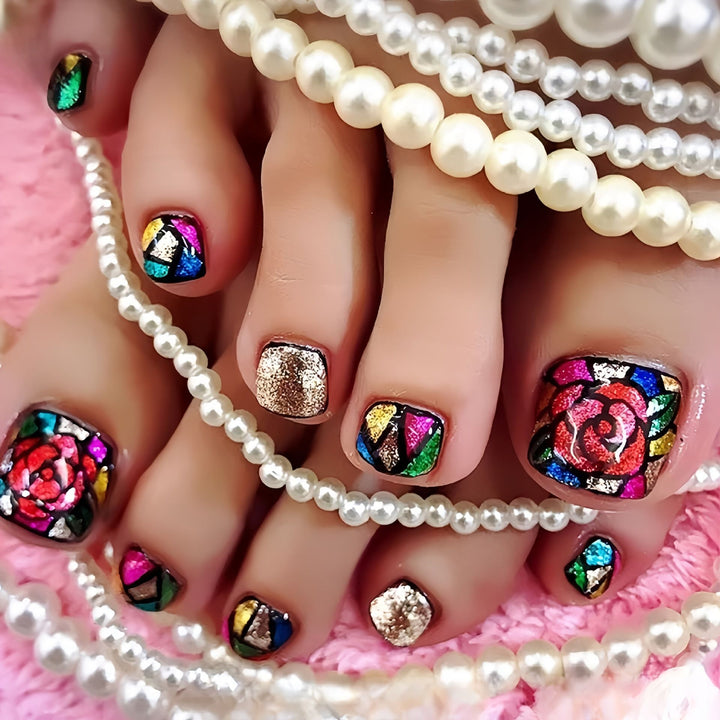 Kreative Fußnagelkunst Karnz