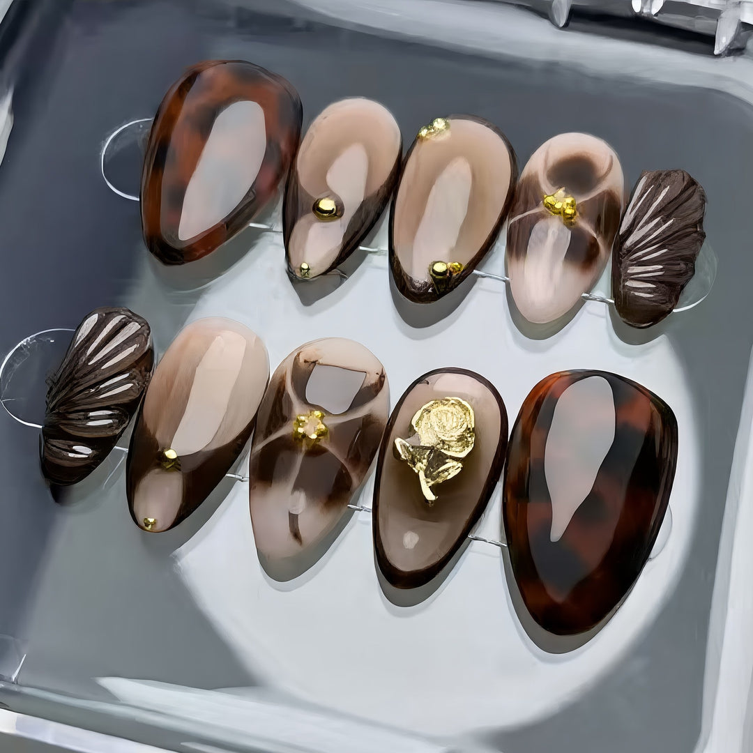 Künstliche Fingernägel mit eleganten Designs Karnz