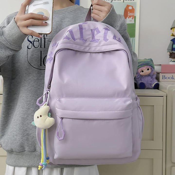 Modischer Rucksack mit Abnehmbaren Charms Karnz