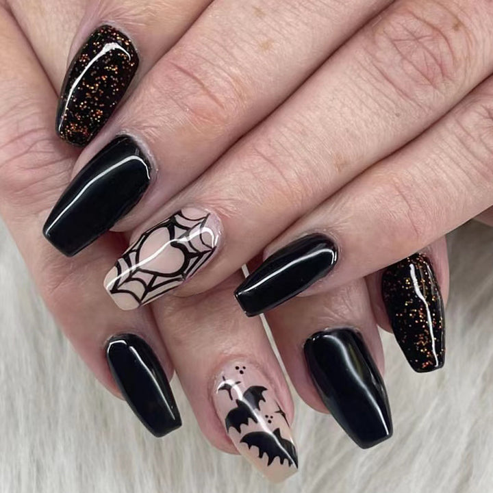 Halloween-Themen Glitter Gel Nagelkunst Set Karnz