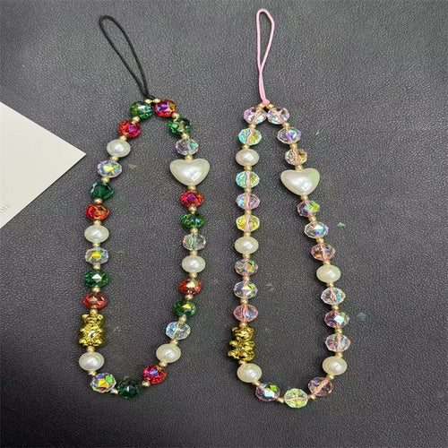 Buntes Perlen Charm Halskette Karnz
