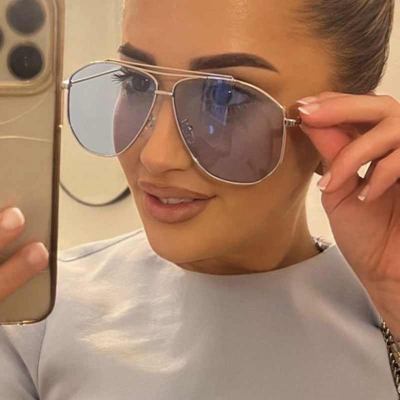 Damen Oversize Sonnenbrille mit modernem Design und hochgradigem UV-Schutz Karnz