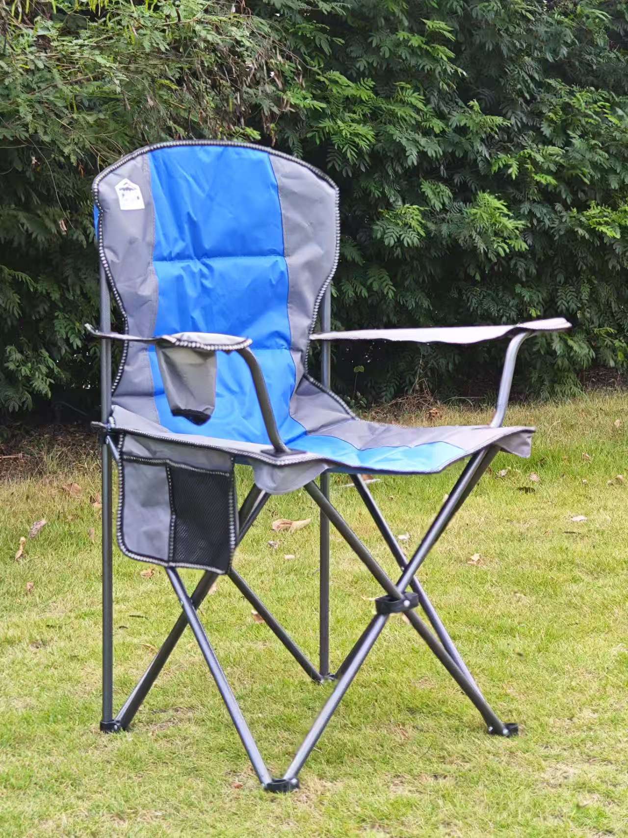Damen Komfortabler Campingstuhl mit Getränkehalter Karnz