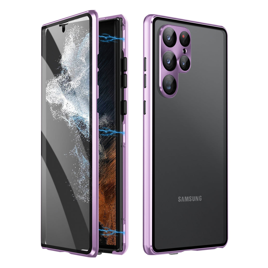 Sandsberg | Magnetische Samsung-Glashülle | Doppelseitiges Gehärtetes Glas