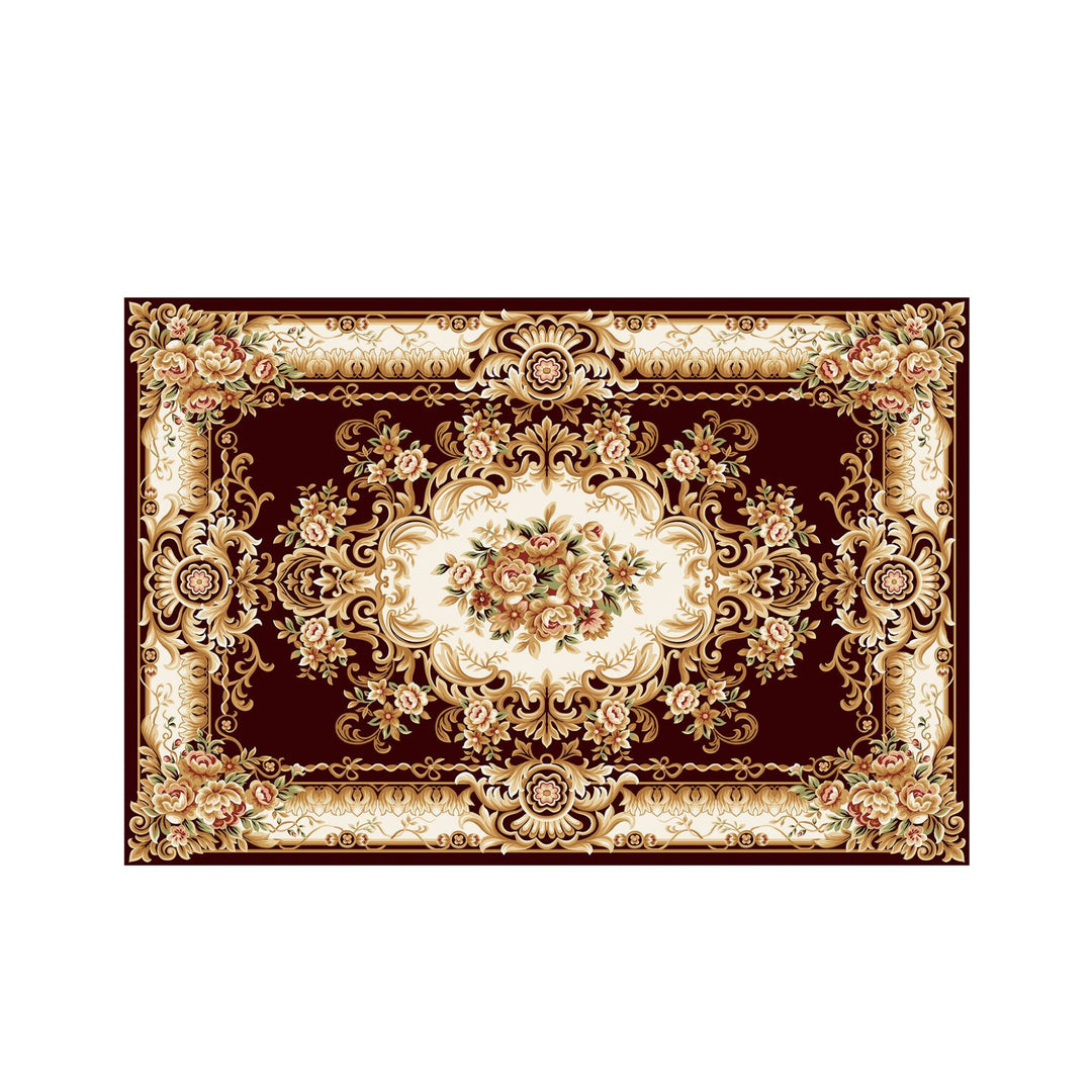 Vintage Floral Design Badematte Karnz