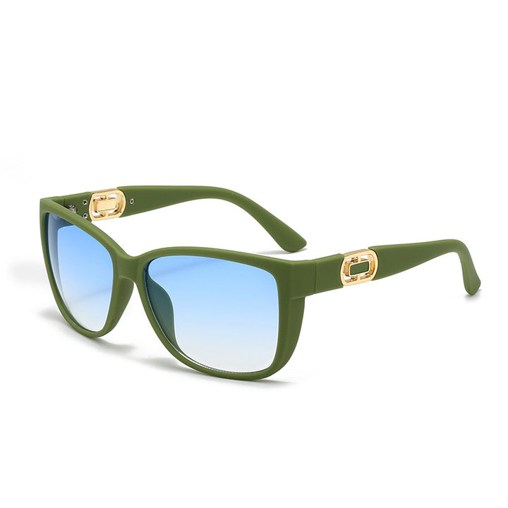 Damen oversized Sonnenbrille mit elegantem Rahmen und UV-Schutz Karnz
