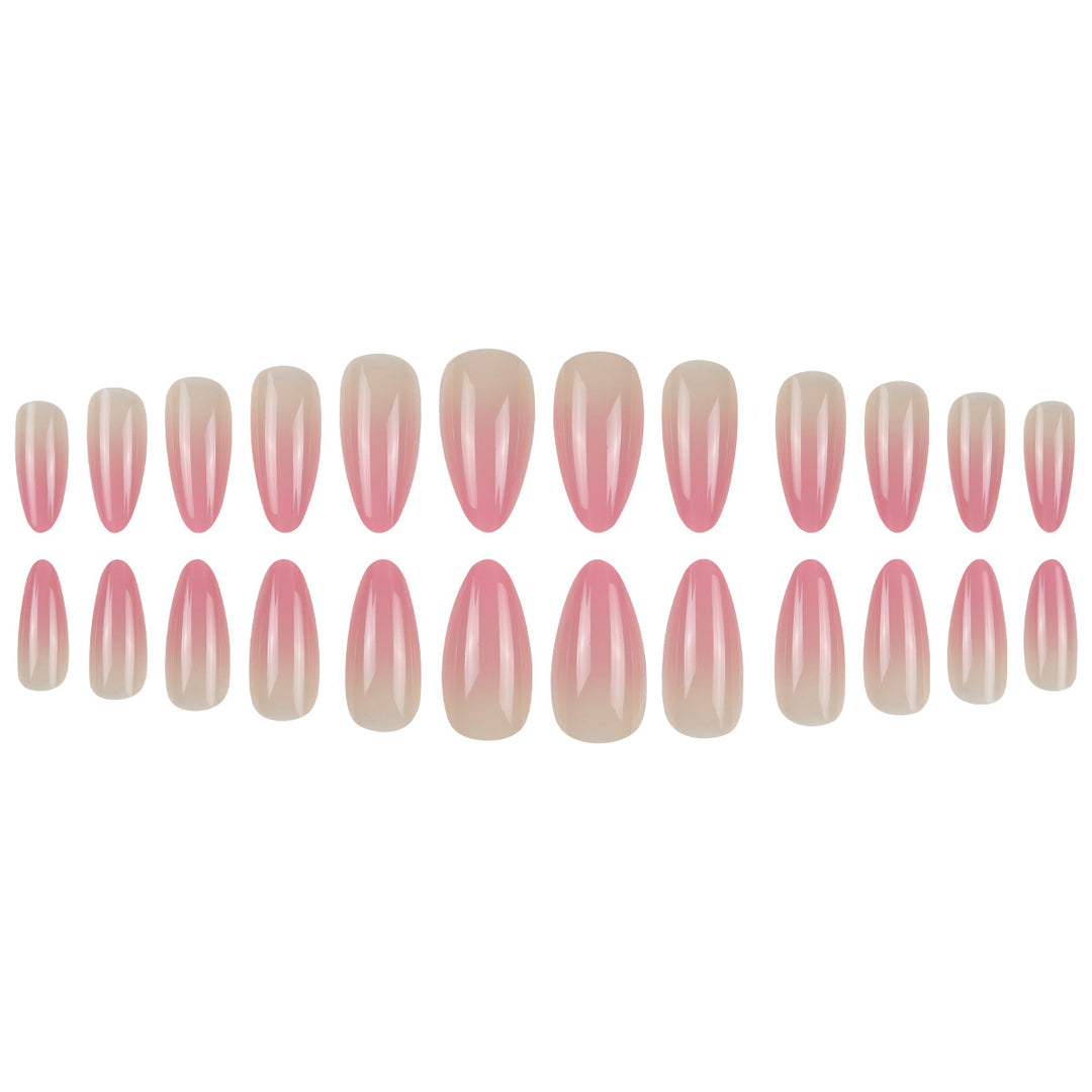 Gel-Gradient-Stiletto-Press-On-Nägel Karnz