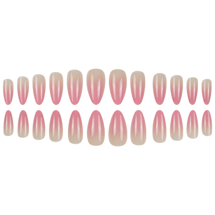 Gel-Gradient-Stiletto-Press-On-Nägel Karnz