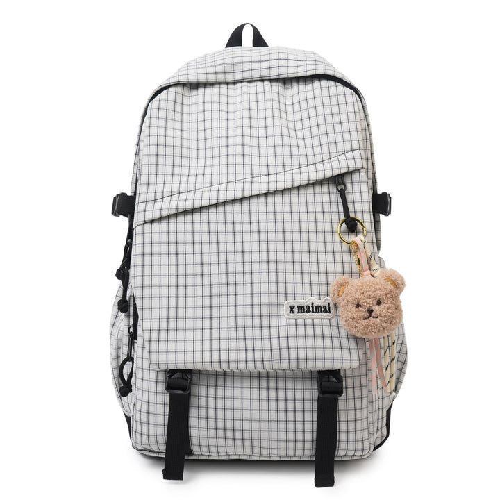 Stylischer Gittermuster-Rucksack Karnz