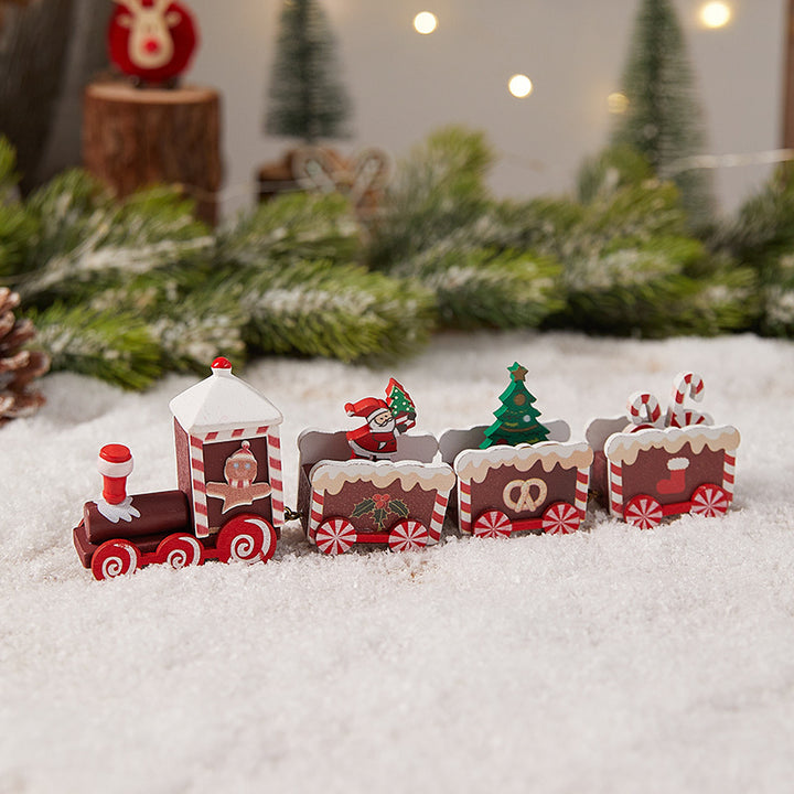 Dekoratives Weihnachtszug-Set Karnz