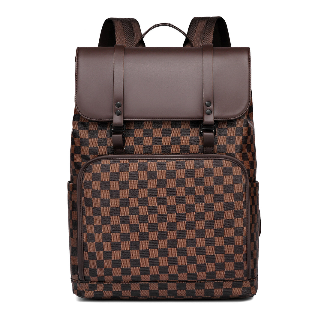 Moderner kariert Rucksack Karnz