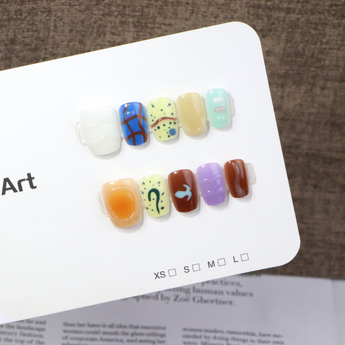 Kreative Abstrakte Nagelkunst Kollektion Karnz