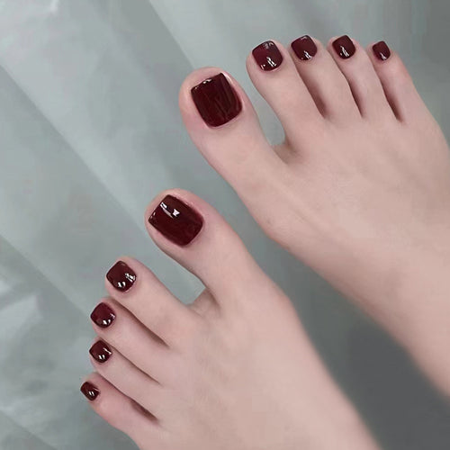Kunstnagelset für pedikürte Fußnägel Karnz
