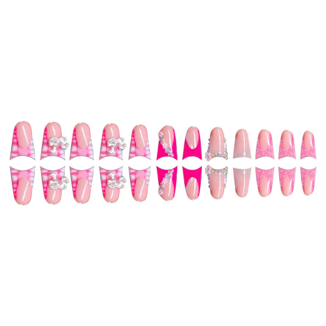 Glamouröse Dekorative Nagelkunstverlängerungen Karnz