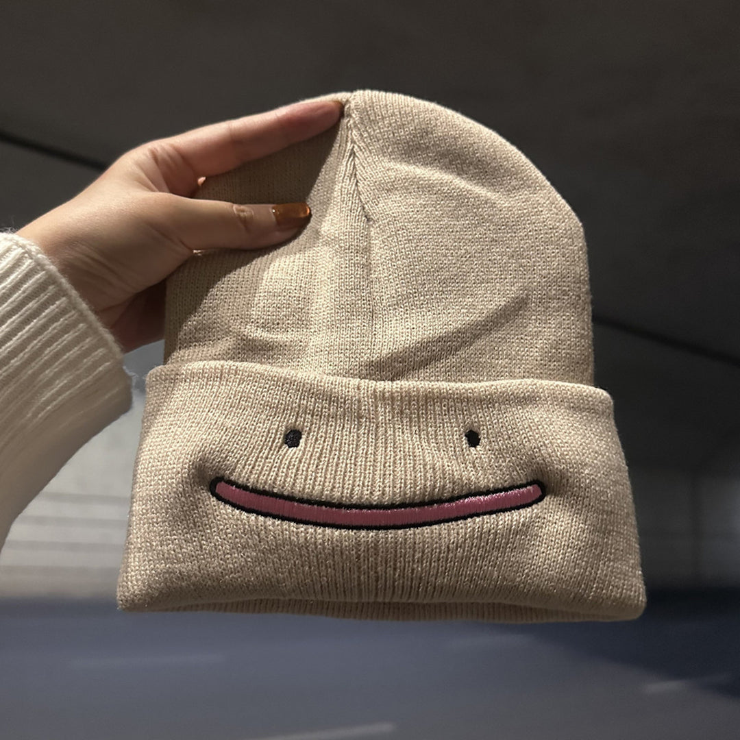 Verspielte Strickmütze
