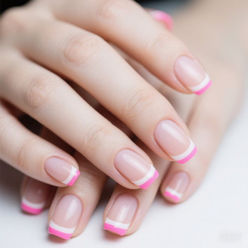 Acryl Französisch Tip Nagelverlängerungen Karnz