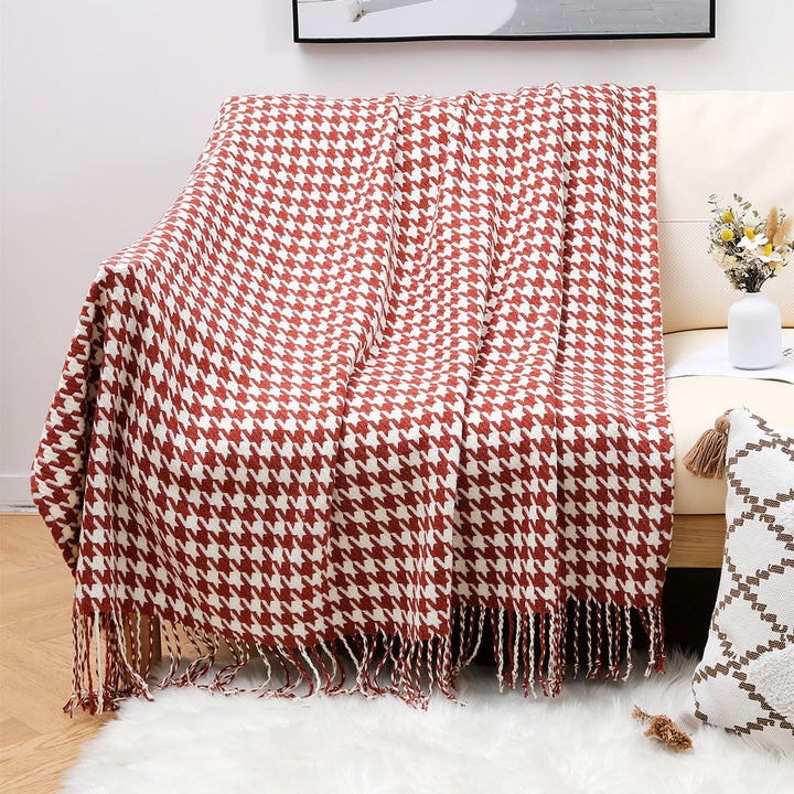Gemütliche Strickdecke