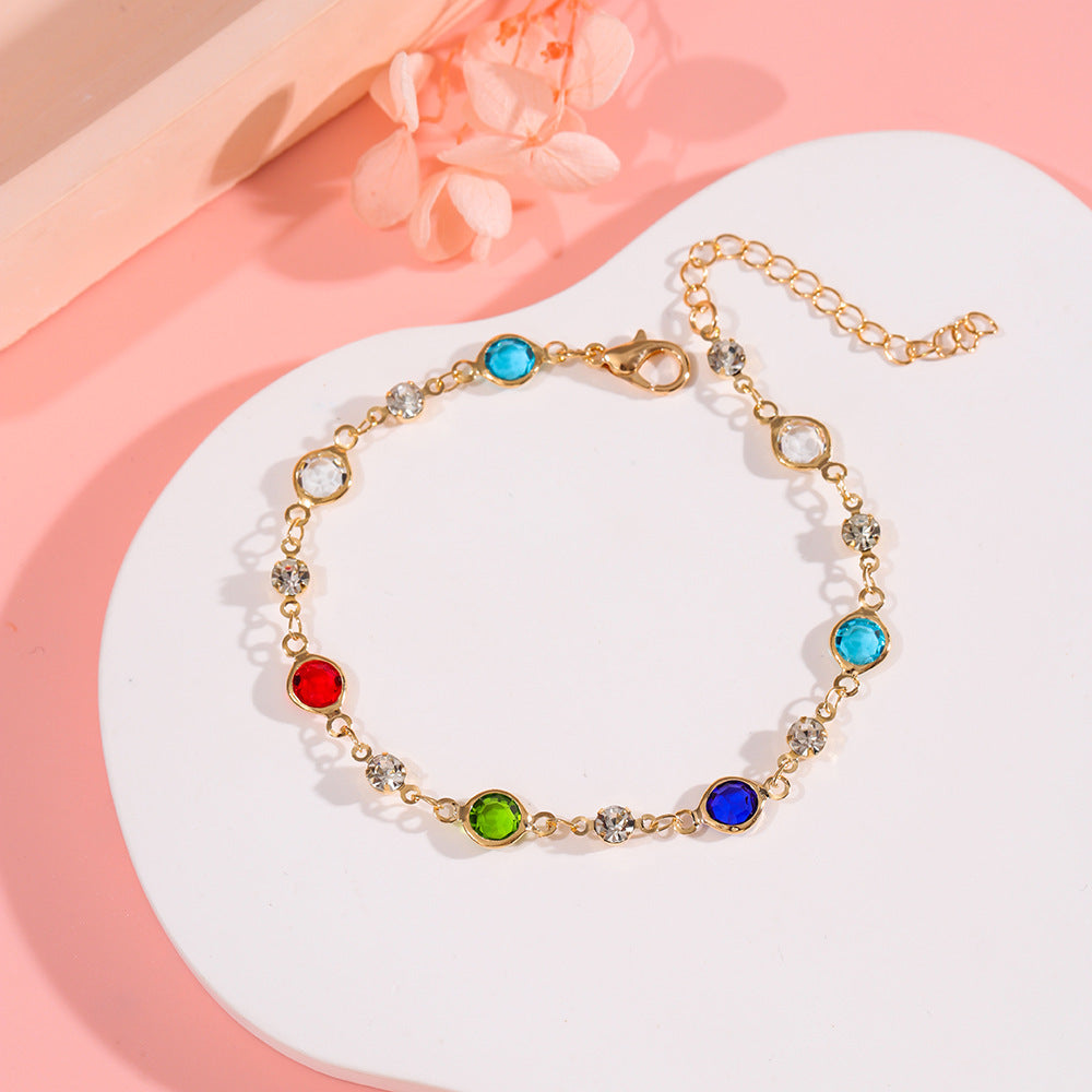 Elegante mit Kristallen verzierte Armband Karnz